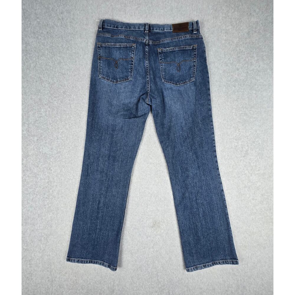 Lauren Jeans Co. Womens Size 12 Medium Wash Bootcut Jeans 32x30 - Picture 4 of 16